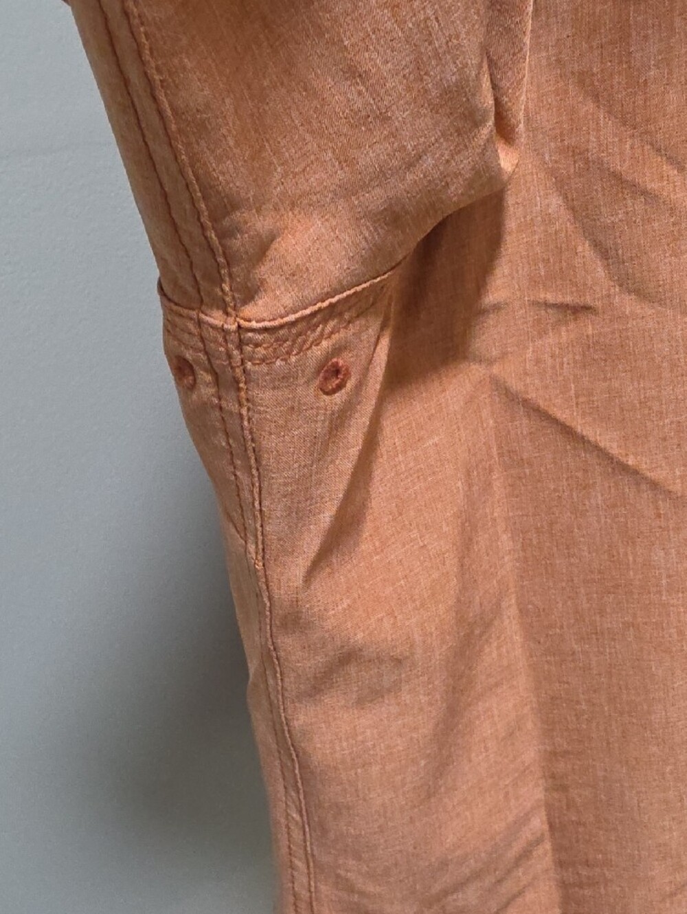Dickies Rust-Orange Button-Front Jean Jacket - Picture 6 of 10